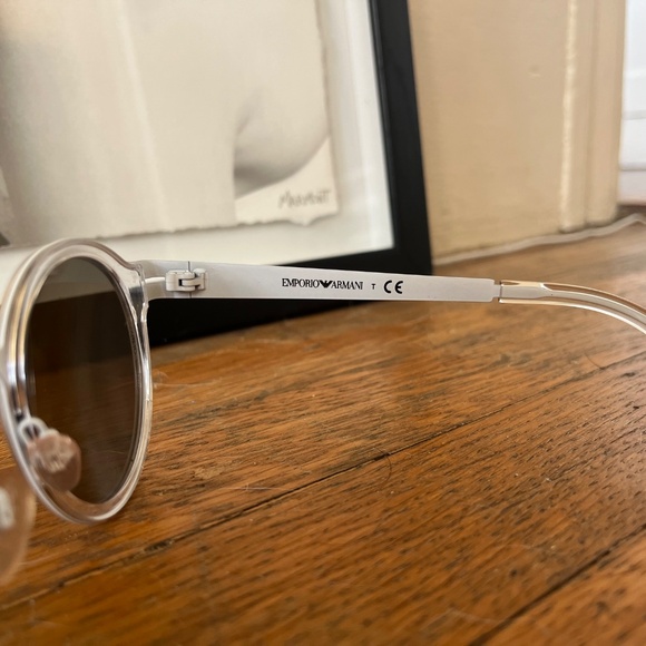 Emporio Armani Round Clear Frame Sunglasses (EA 2029) - Picture 3 of 5